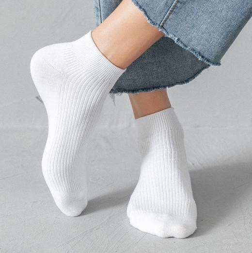 复古纯棉男款短袜5双/组 商品图0