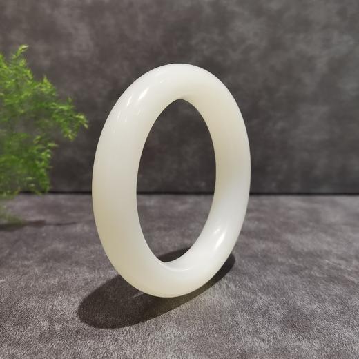 【御珠宫坊·传承系列】羊脂白玉手镯53.2mm 商品图4