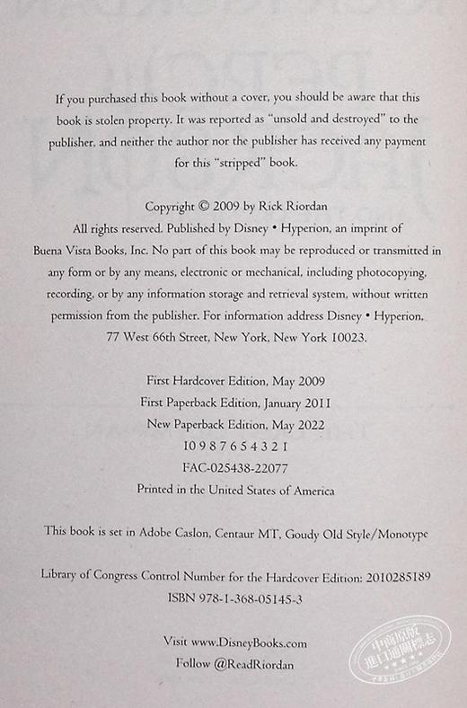 【中商原版】波西杰克逊与奥林匹克 第5部 倪传婧 英文原版 Percy Jackson and the Olympians Book5 The Last Olympian Rick Riordan 商品图4