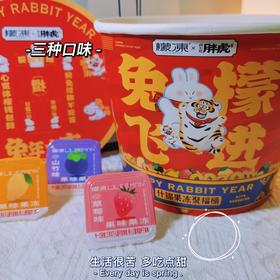 檬冻 “兔飞檬进”什锦果冻桶650g/桶*2[福利品]