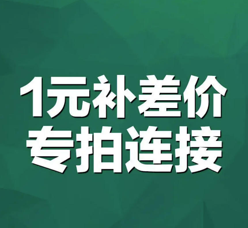 1元补差价专拍链接
