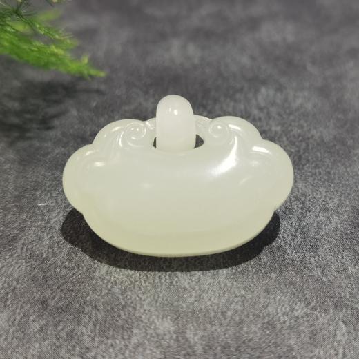 【御珠宫坊】羊脂白玉如意锁 商品图4