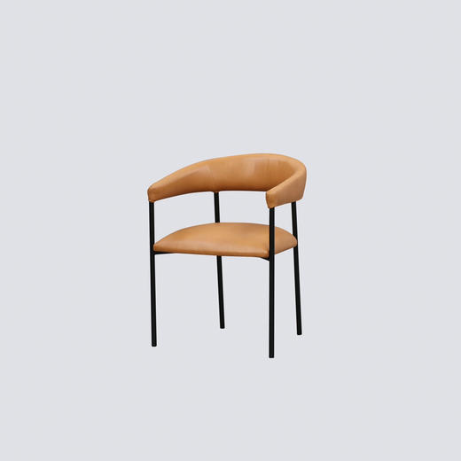 NS家居nsfurniture软包布艺NSAC-3203系列扶手椅；尺寸：W57*D53*H73cm;产地：中国 商品图0