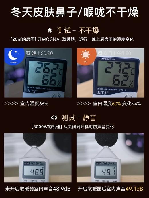 英国ognal踢脚线折叠取暖器 商品图4