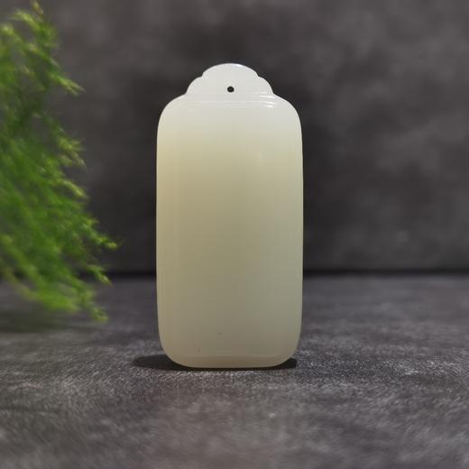 【御珠宫坊】羊脂白玉无事牌 商品图0