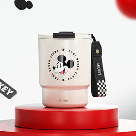 格沵GERM迪士尼米奇竹简咖啡杯保温杯316不锈钢高颜值随行水杯