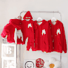 【亲子卫衣系列拜年服 像被窝一样暖 这个冬天全家一起快乐】抖音亲子装2023兔年本命年拜年服红一家三四口全家福母女母子婴儿 商品缩略图0
