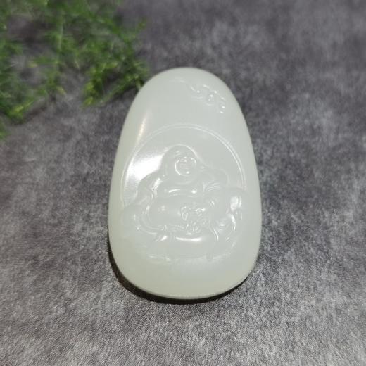 【御珠宫坊】羊脂白玉佛牌 商品图4