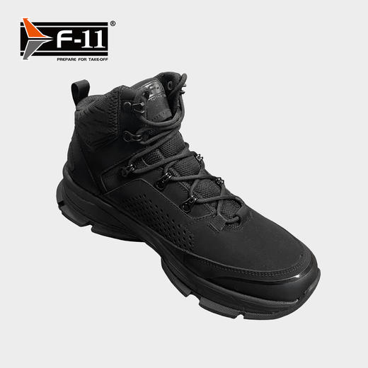 F-11玄武2.0中帮黑色战术跑鞋徒步登山鞋轻便透气减震吸震作 商品图2