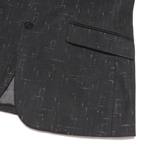 布兰施秋冬新款两粒扣时尚印花男式休闲单西 商品图5