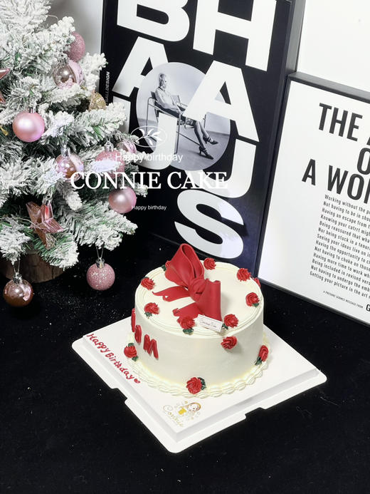 【1280】翻糖蝴蝶结妈妈款蛋糕 商品图2