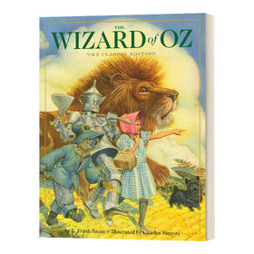 绿野仙踪 插画版 英文原版 The Wizard of Oz Hardcover 精装 英文版 Baum，L. Frank 进口英语原版书籍