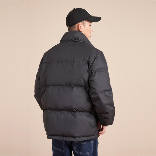 西遇立领防风羽绒服男2023年冬季新款克莱因蓝保暖面包服短款外套12222279 商品图3