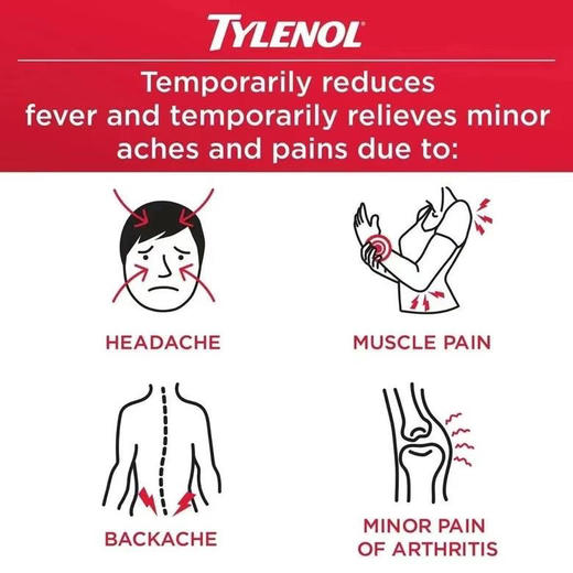 ￥270元/瓶325粒！Tylenol泰诺❤️退 烧止 痛 保质期到2026年 商品图6