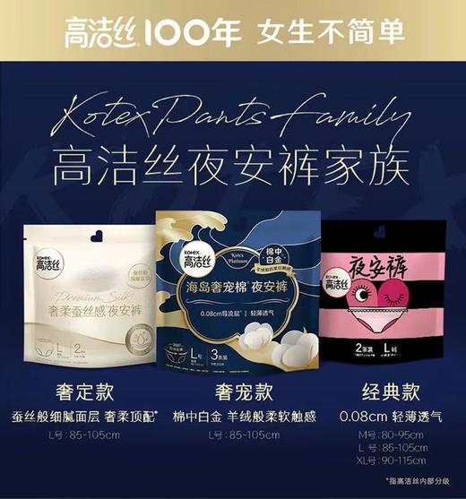 B1超市高洁丝蜜桃小姐夜安裤【超市好物】【生活纸品】 商品图3