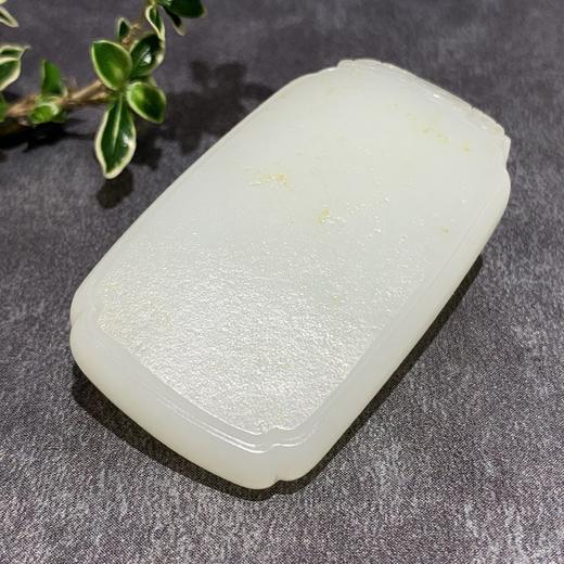 【御珠宫坊·传承系列】羊脂白玉子料无事牌 商品图4