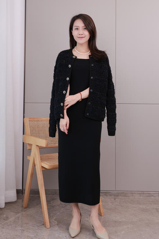 优雅修身羊毛吊带 商品图4