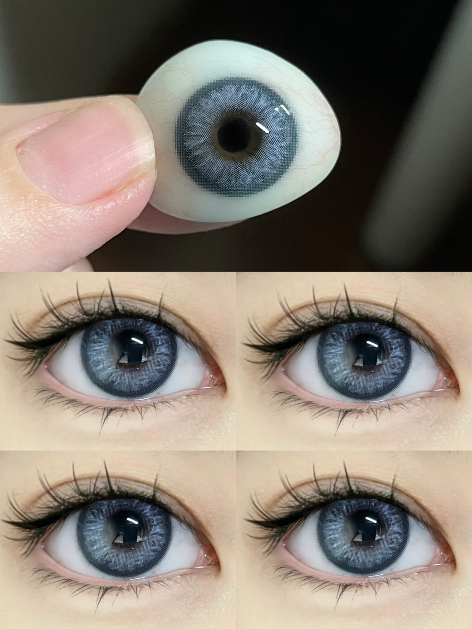 LOVEIIKIRA年抛隐形眼镜 海王14.5mm 1副/2片-VVCON美瞳网10