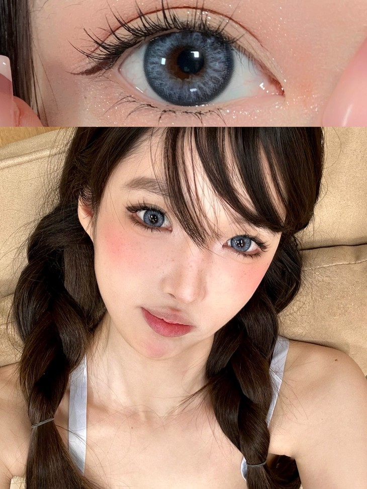 LOVEIIKIRA年抛隐形眼镜 海王14.5mm 1副/2片-VVCON美瞳网17