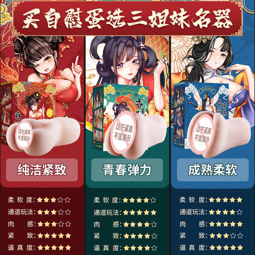 【视频评测】江东三姐妹国潮名穴倒模名器 商品图4