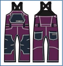 2223 PHENIX ALL PCFU2OB25-VI 滑雪背带裤