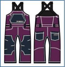 2223 PHENIX ALL PCFU2OB25-VI 滑雪背带裤 商品图0