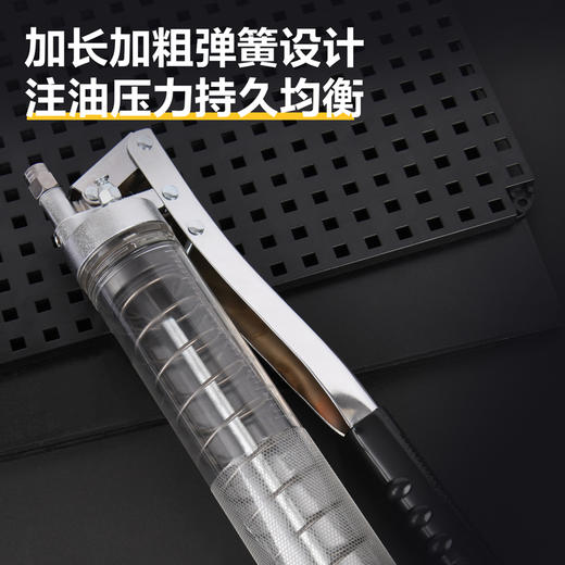 得力透明管黄油枪(双杠)600CC（DQ80503） 商品图1