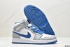 耐克Nike Air Jordan 1 Mid乔丹一代中帮经典复古休闲运动板鞋DX9276-100男女鞋 商品缩略图4