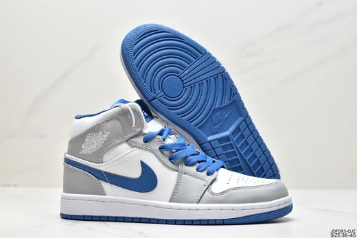 耐克Nike Air Jordan 1 Mid乔丹一代中帮经典复古休闲运动板鞋DX9276-100男女鞋 商品图4