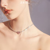 ZEGL粉色爱心项链女芭比风轻奢小众高级设计感2023小众轻奢锁骨链 商品缩略图1