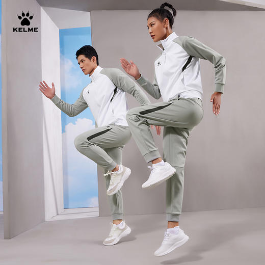 卡尔美针织夹克女式 运动服足球综训外套立领户外休闲团建 商品图12