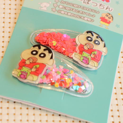 日本进口/三丽鸥/库洛米/玉桂狗/美乐蒂/蜡笔小新/闪闪小碎花/无痕发卡 商品图3