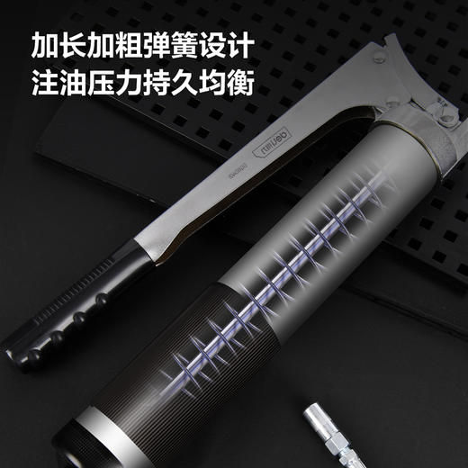 得力省力型黄油枪(鸡冠头)800CC（DQ80401） 商品图4