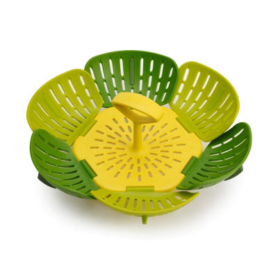 英国Joseph Joseph蒸笼蒸架蒸格蒸屉蒸盘圆形家用折叠隔水莲花 商品图5