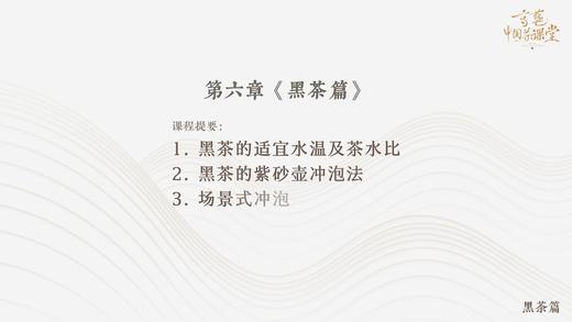 黑茶的冲泡应用 商品图0