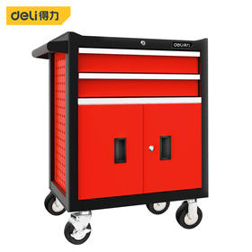 得力两抽屉带门工具车（DQ02322）
