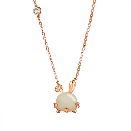 【授权商品】BOMURNNY/宝慕尼吉祥如意玉兔项链 商品图2