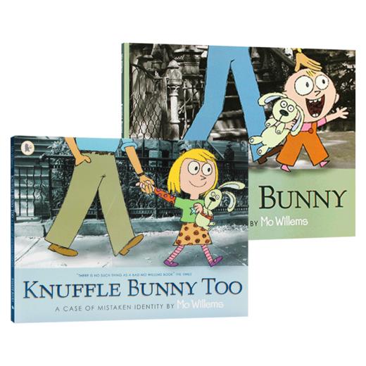 古纳什小兔系列2本套装 英文原版 Knuffle Bunny 凯迪克获奖绘本 儿童英语图画故事书 Mo Willems 莫威廉斯英文版进口亲子读物书籍 商品图3