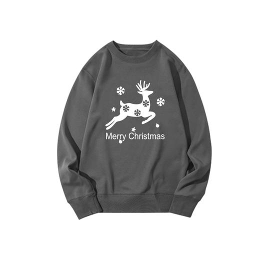 节日圣诞节麋鹿卫衣烫画贴DIY辅料转印衣服定做烫图白墨2022新款 商品图12