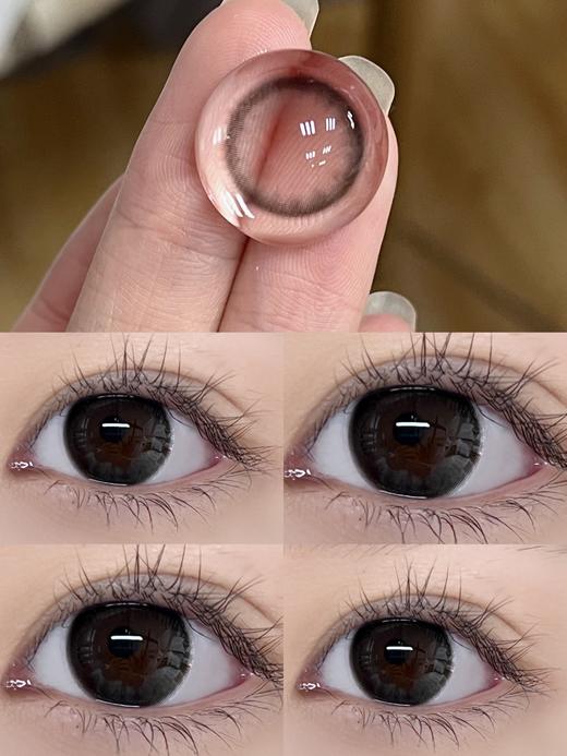 【年抛】款式名字：黑森林 Mixlook  | 中直径14.2 着色13.4 |黑色美瞳 商品图0