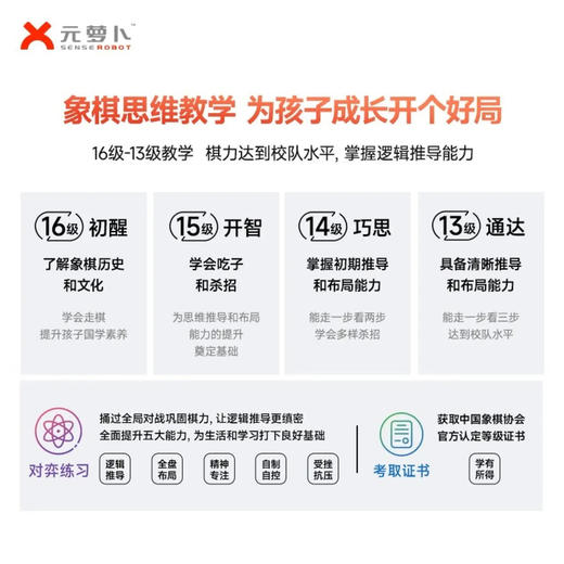 SENSEROBOT 元萝卜 AI下棋机器人 商汤科技 中国象棋 智能机器人金标Pro版【顺丰发货】 金标pro版 商品图2