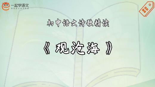 《观沧海》精读 商品图0