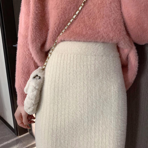 【应季好物】仿水貂绒包臀裙 商品图3