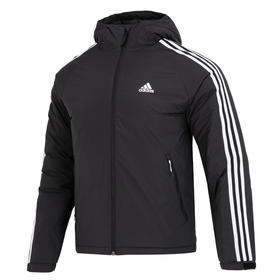 【库存有限，无货将作退款，介意勿拍】Adidas/阿迪达斯羽绒服男冬新款运动服黑色保暖连帽外套HN2123