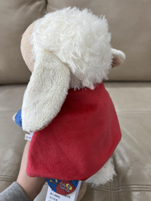 1214-6 圣诞礼物 超神气 披风超人羊 毛绒绒 公仔玩具 原厂限量 商品图8