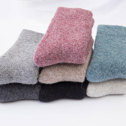 冬季厚羊毛袜子，男士女士保暖羊毛袜YLZZ-001 商品图0