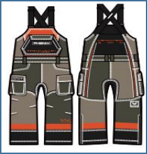 2223 PHENIX ALL PCFU2OB24-OL 滑雪背带裤