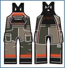 2223 PHENIX ALL PCFU2OB24-OL 滑雪背带裤 商品图0