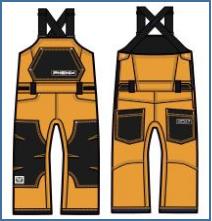 2223 PHENIX ALL PCFU2OB25-LOR 滑雪背带裤 商品图0