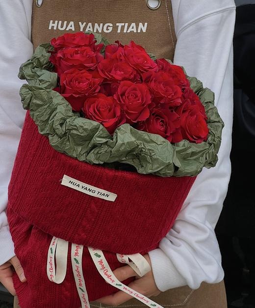 复古玫瑰针织花束 商品图1